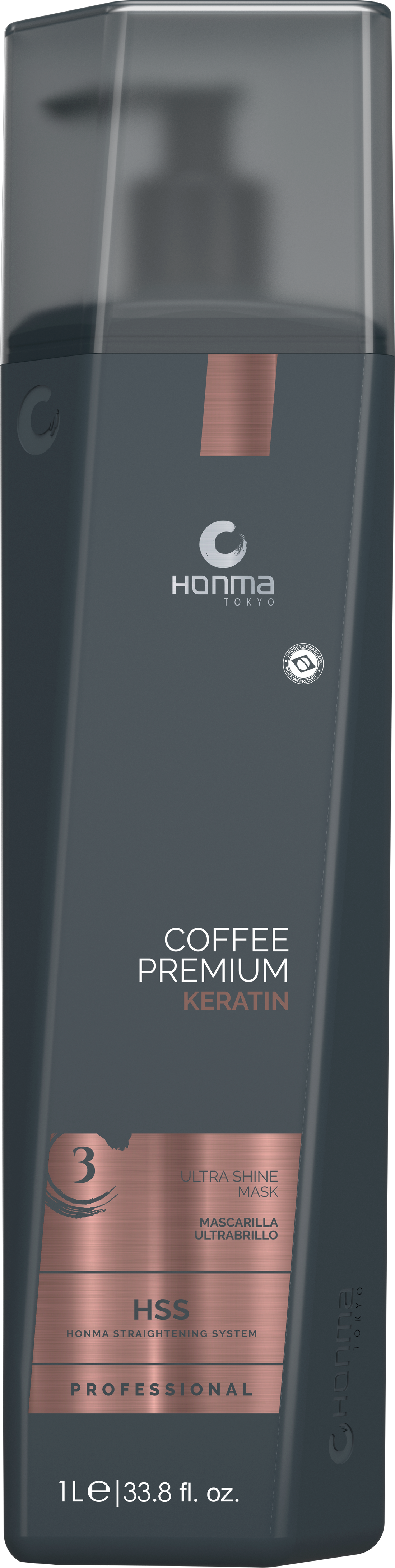 COFFEE PREMIUM KERATIN MASCARILLA ULTRABRILLO - PROFESSIONAL